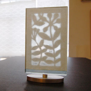 washi glass stand